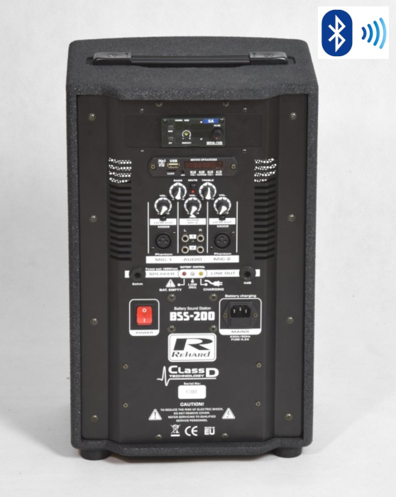 Zestaw nagłośnieniowy BOX 200/1 Semi-PRO /akumulator - miniatura