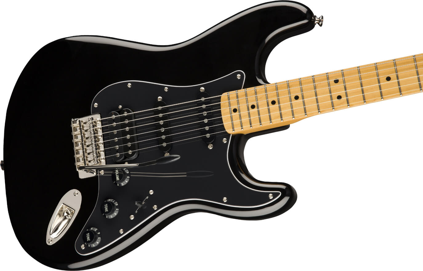 Gitara elektryczna Squier by Fender Classic Vibe Stratocaster 70s HSS MN BLK - miniatura